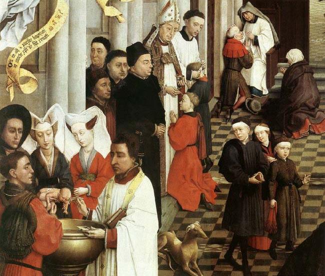 WEYDEN, Rogier van der Seven Sacraments Altarpiece